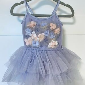 Tutu Du Monde Lavender Flower Sequined Dress